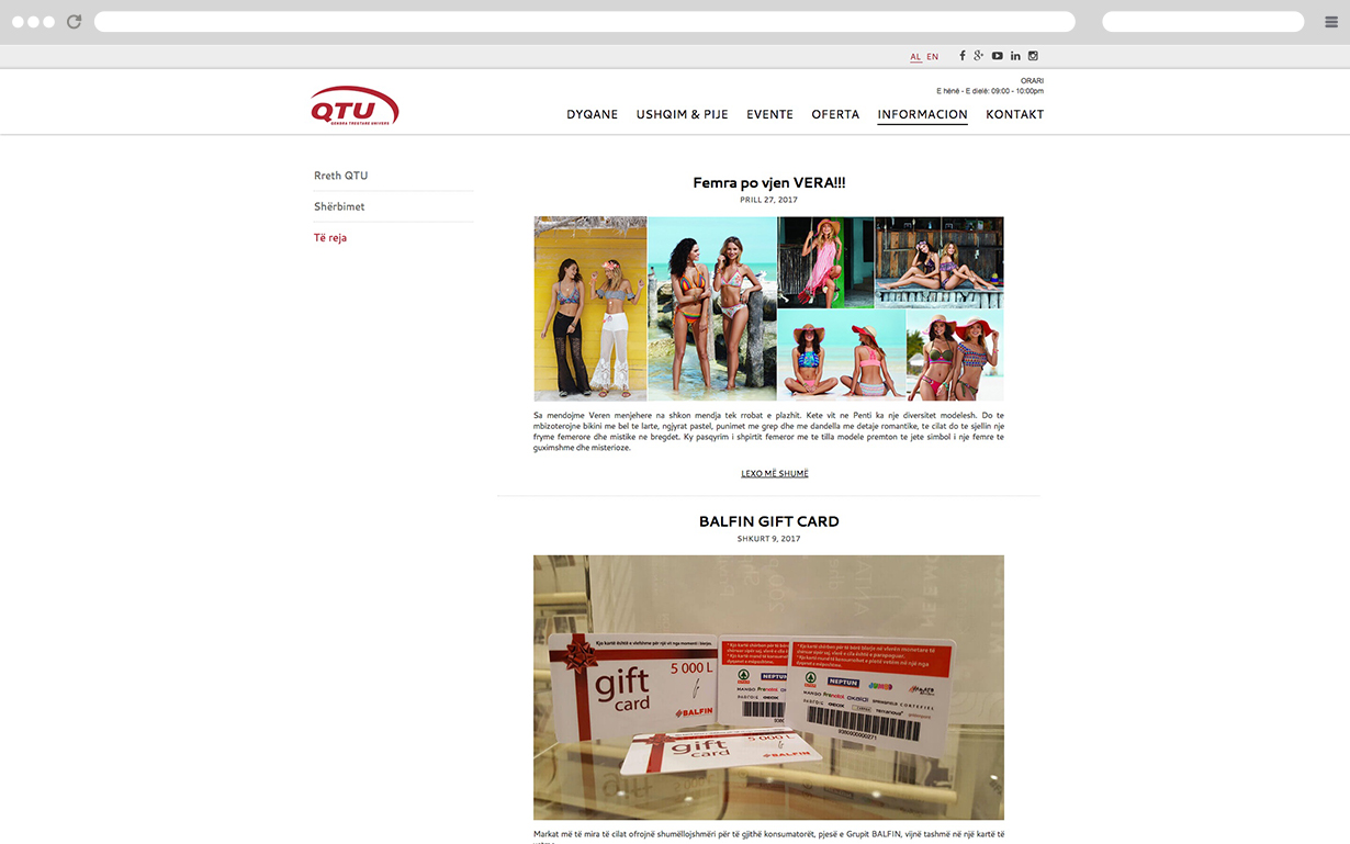Albanian Business Partner,Qtu,Qendra Tregtare Univers